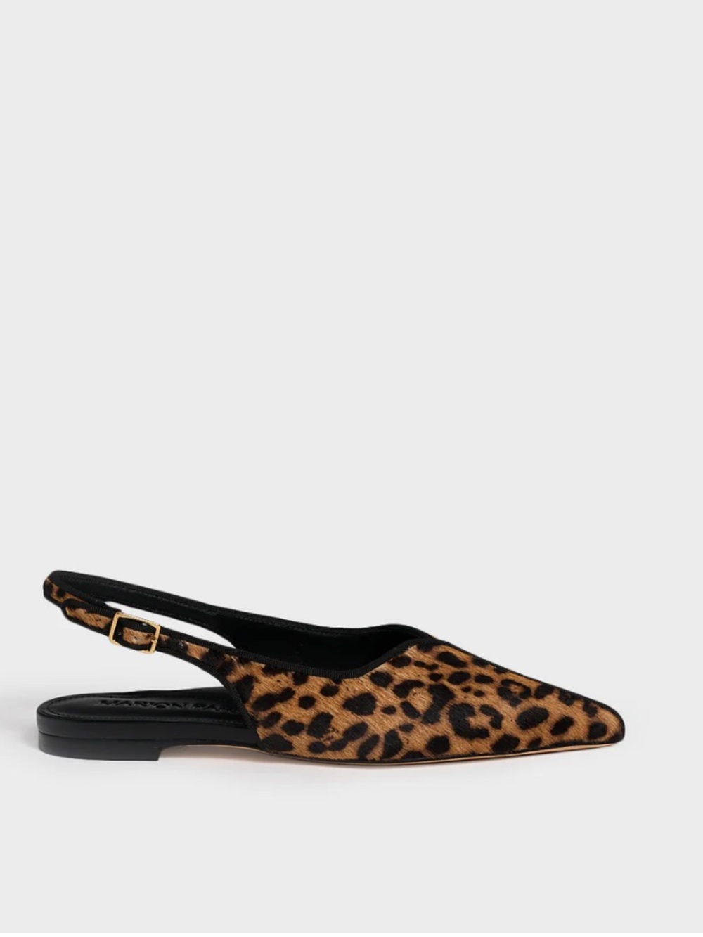 NWT Marion Parke Cynthia Flat Leopard 36 Pointed Toe Slingback SOLD OUT